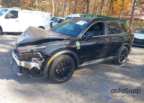 2025 Honda Cr-V Hybrid Sport-L из США, поврежденный, VIN 7FARS5H85SE032122